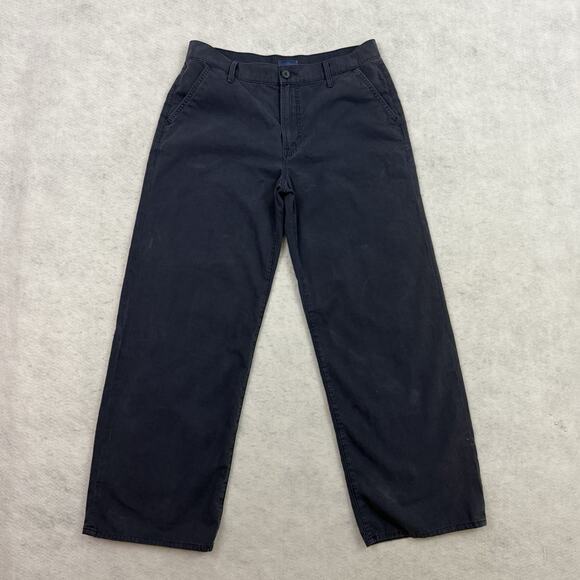 Mother The Pleated Greaser Prep Pants Womens Size 29 Blue On The Island Preppy - Picture 1 of 13